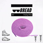 Pink elastic shoelace by Plush Fashion Hub, showing flexible, colorful laces suitable for casual sneakers or footwear.
