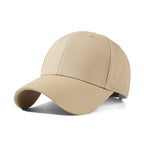Classic adjustable cotton baseball cap by Trendsi, breathable casual headwear with a curved brim and adjustable strap.