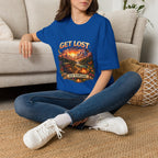 Unisex Softstyle T-Shirt by Printify featuring a comfortable fit, soft fabric, and a simple design, displayed on a plain background.