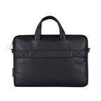 Plush Fashion Hub laptop bag and briefcase with padded sleeve, protective case for laptops, black fabric with sleek design