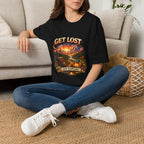 Unisex Softstyle T-Shirt by Printify, showing a comfortable, casual fit in a neutral color with a simple crew neckline.