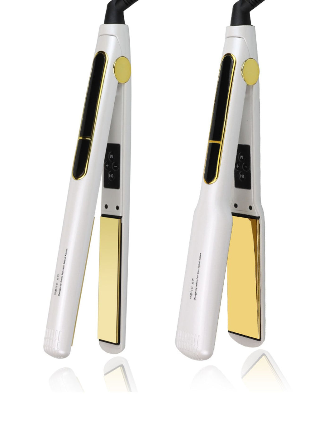 Trendsi 2-in-1 professional hair straightener and curling iron with sleek design, featuring adjustable temperature controls.