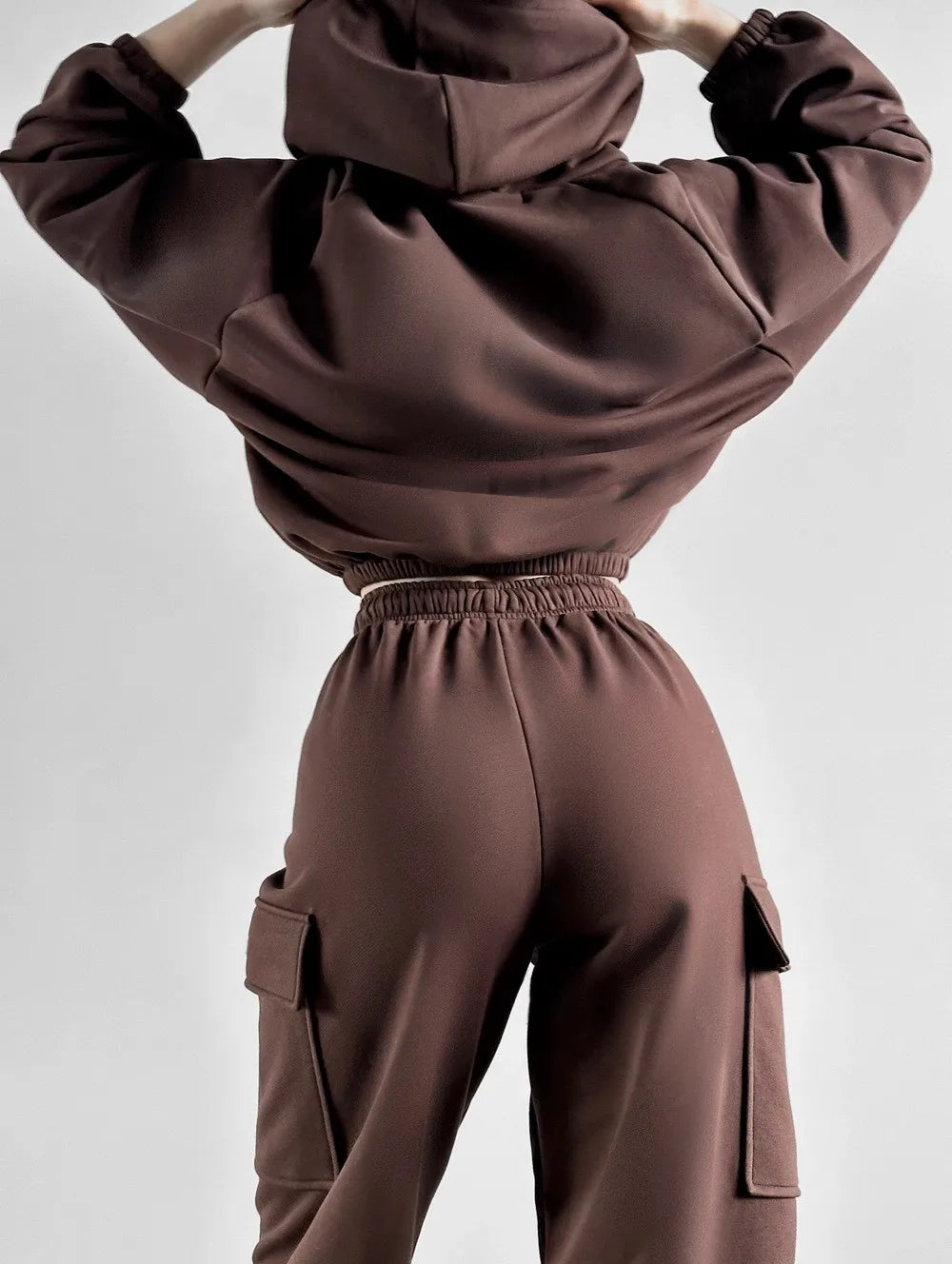 Eprolo women's two-piece hoodie and pants set, casual sweatshirts and trousers, comfortable clothing for women.