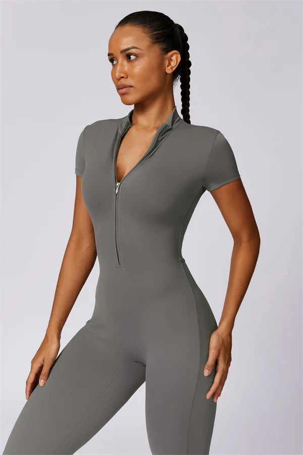 Fitglutes Activewear Mia Belle jumpsuit, stylish gym jumpsuit with fitted design and athletic fabric, ideal for workouts and active wear.