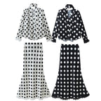 Women's Elegant V-Neck Sleeveless Top and High-Waisted Skirt Set