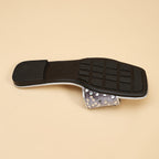 Shopimist sequin open toe sandals with strappy design and chunky heel, featuring sparkling sequins for a stylish summer look.