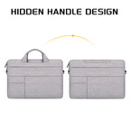 Plush Fashion Hub 13-15.6 inch laptop bag with shoulder strap, carrying case, briefcase style for business, school, or leisure use