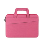 Plush Fashion Hub laptop bag and business briefcase with padded compartments and sleek black design, ideal for professional use.