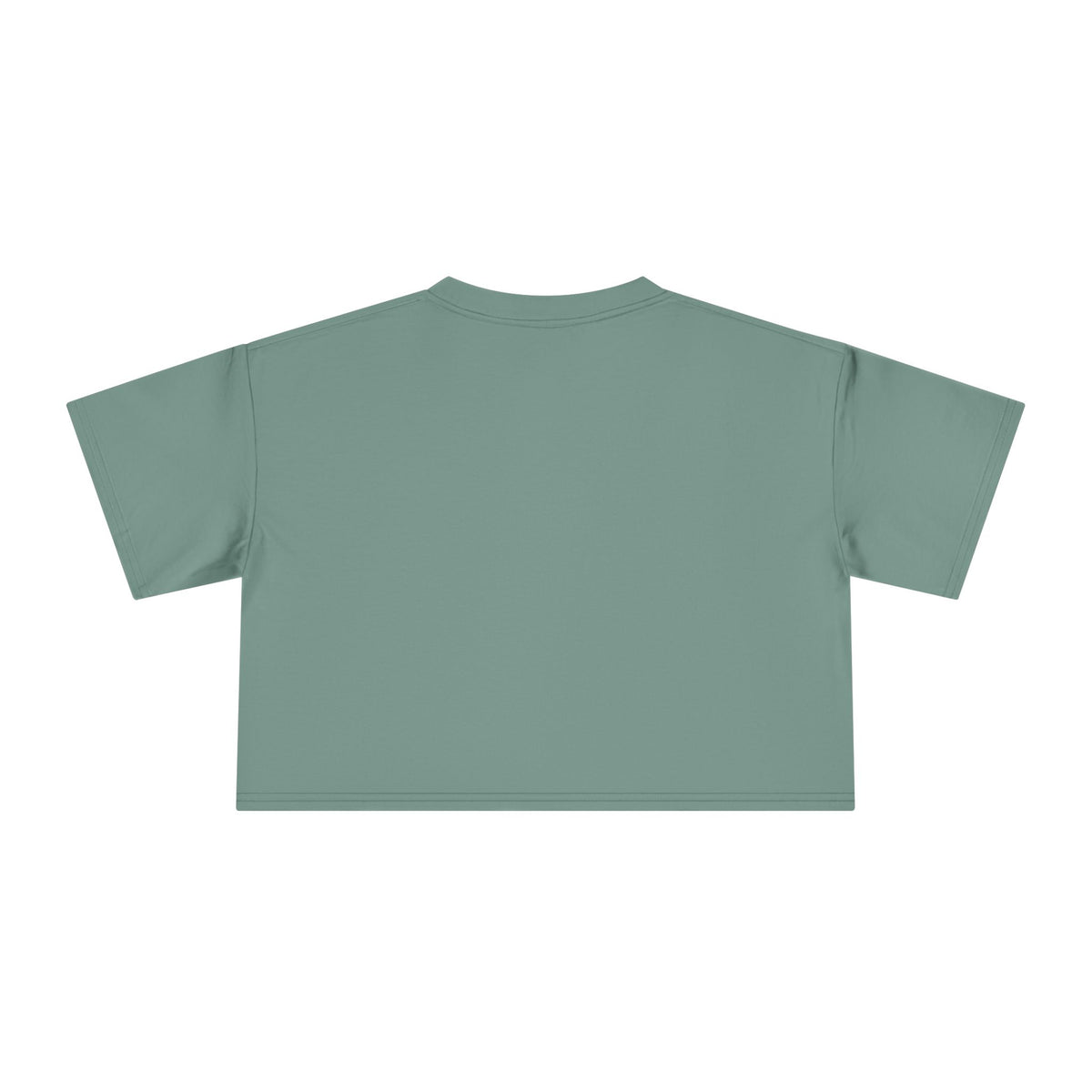 Maison Plush Monogram Crop Tee | Women's Cute Luxury Cropped T-Shirt