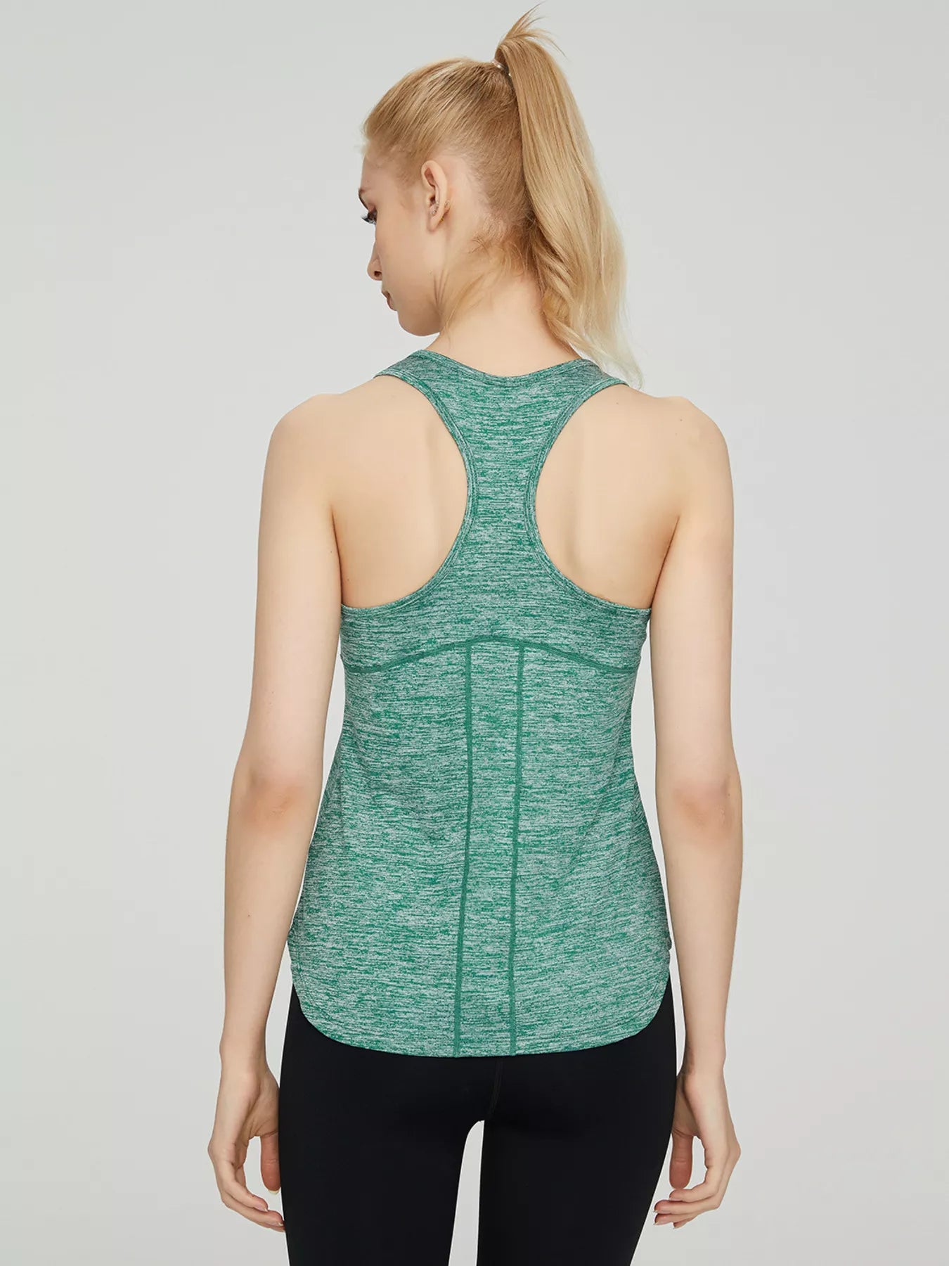 Shopimist breathable quick-drying active tank top, lightweight sleeveless athletic shirt with moisture-wicking fabric for exercise.