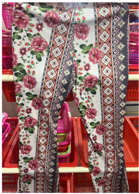 High elastic slim print trousers for women from Plush Fashion Hub, showcasing tight-fit, sexy design and stylish pattern.