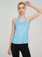 Shopimist breathable quick-drying active tank top, lightweight athletic sleeveless shirt for workout and running.