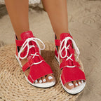 Shopimist open toe flats sandals with sleek design and comfortable fit, perfect for casual or dressy summer occasions.