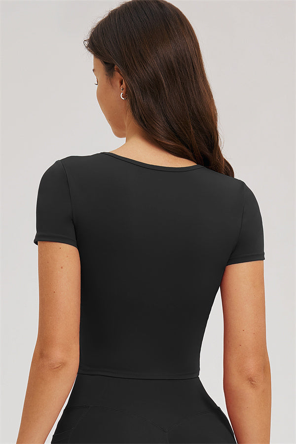 Fitglutes Activewear flared leggings and T-shirt set, stylish gymwear with comfortable fit, perfect for workout and active lifestyle.