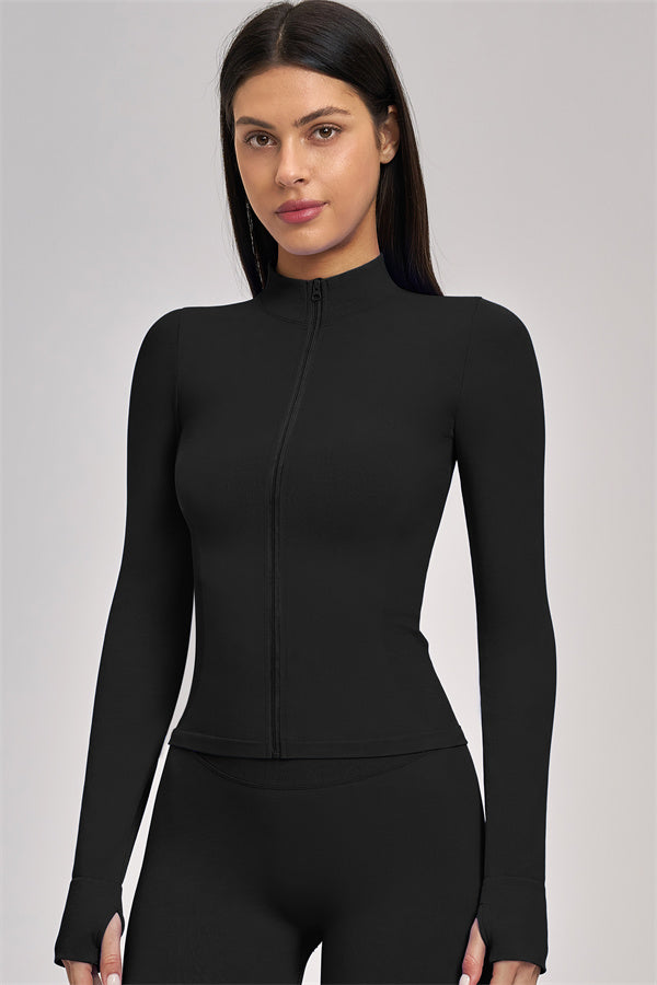 Fitglutes Activewear Vision Jacket sports bra and shorts 3-piece set, featuring a stylish athletic jacket, supportive sports bra, and shorts.