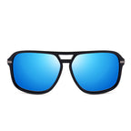 Oversized polarized mirror sunglasses for men with driving and sun protection, stylish eyewear from Plush Fashion Hub