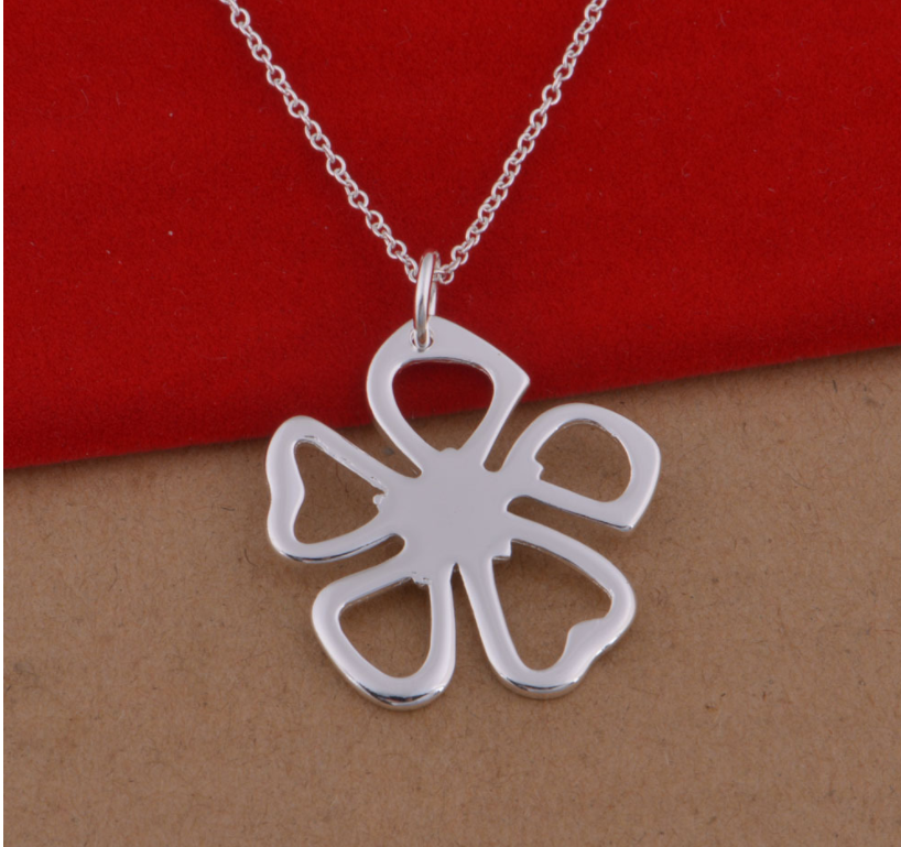 Sterling silver jewelry set with insect and moon motifs, includes round ball necklace and matching earrings for women.