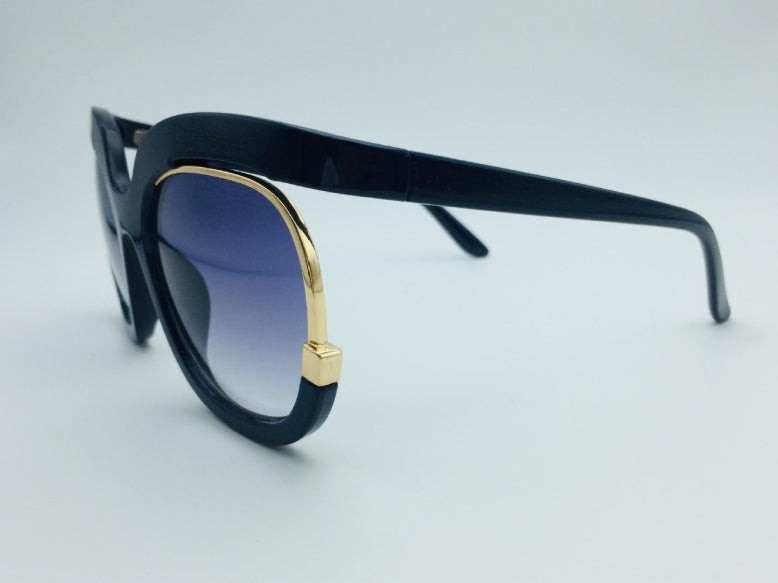 Cat Eye Half-Frame UV400 sunglasses for women by FitiqueFit, showcasing stylish eyewear with tinted lenses and fashionable design.