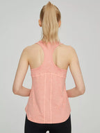 Shopimist breathable quick-drying active tank top, lightweight sleeveless athletic shirt for workouts and running.
