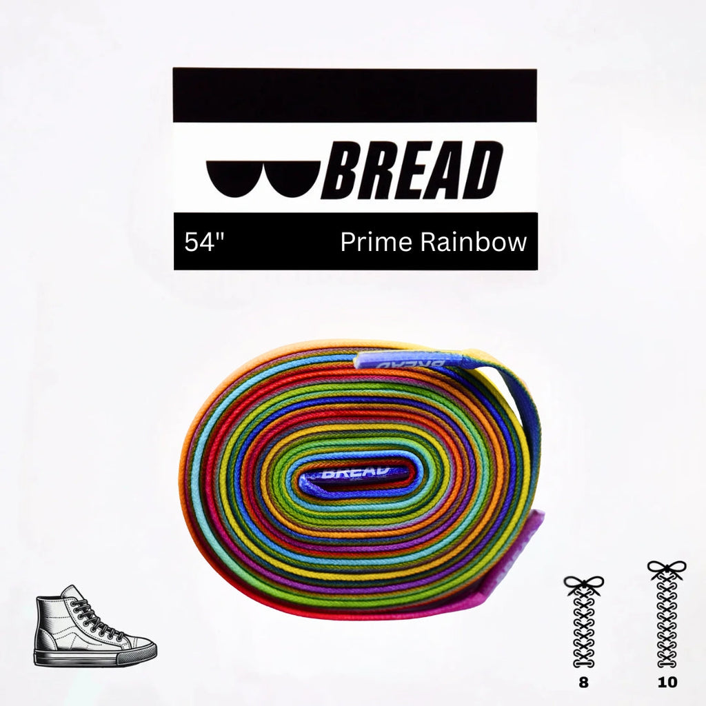 Prime Rainbow elastic shoelace by Plush Fashion Hub, colorful and stretchy shoe lace for comfortable, secure fit.