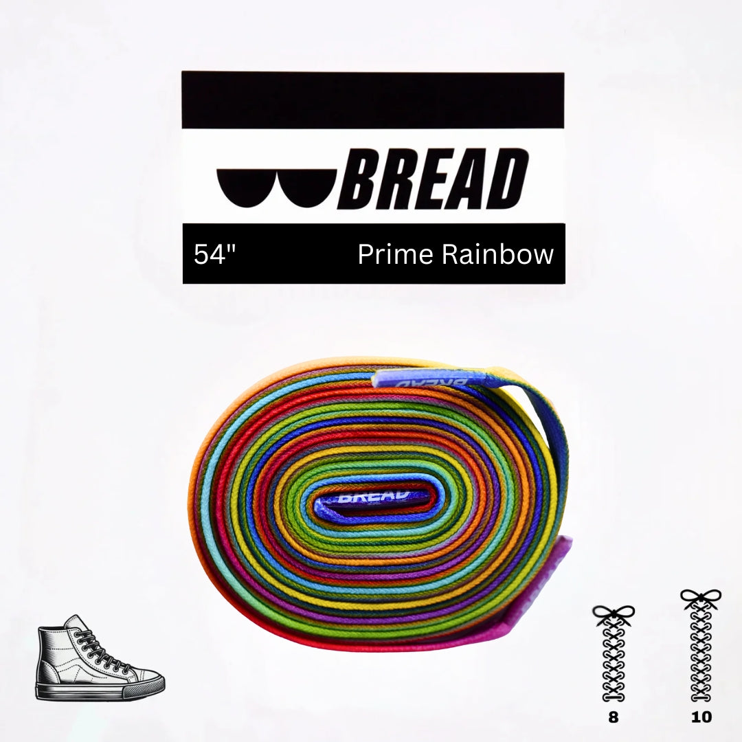 Prime Rainbow elastic shoelace by Plush Fashion Hub, colorful and stretchy shoe lace for comfortable, secure fit.
