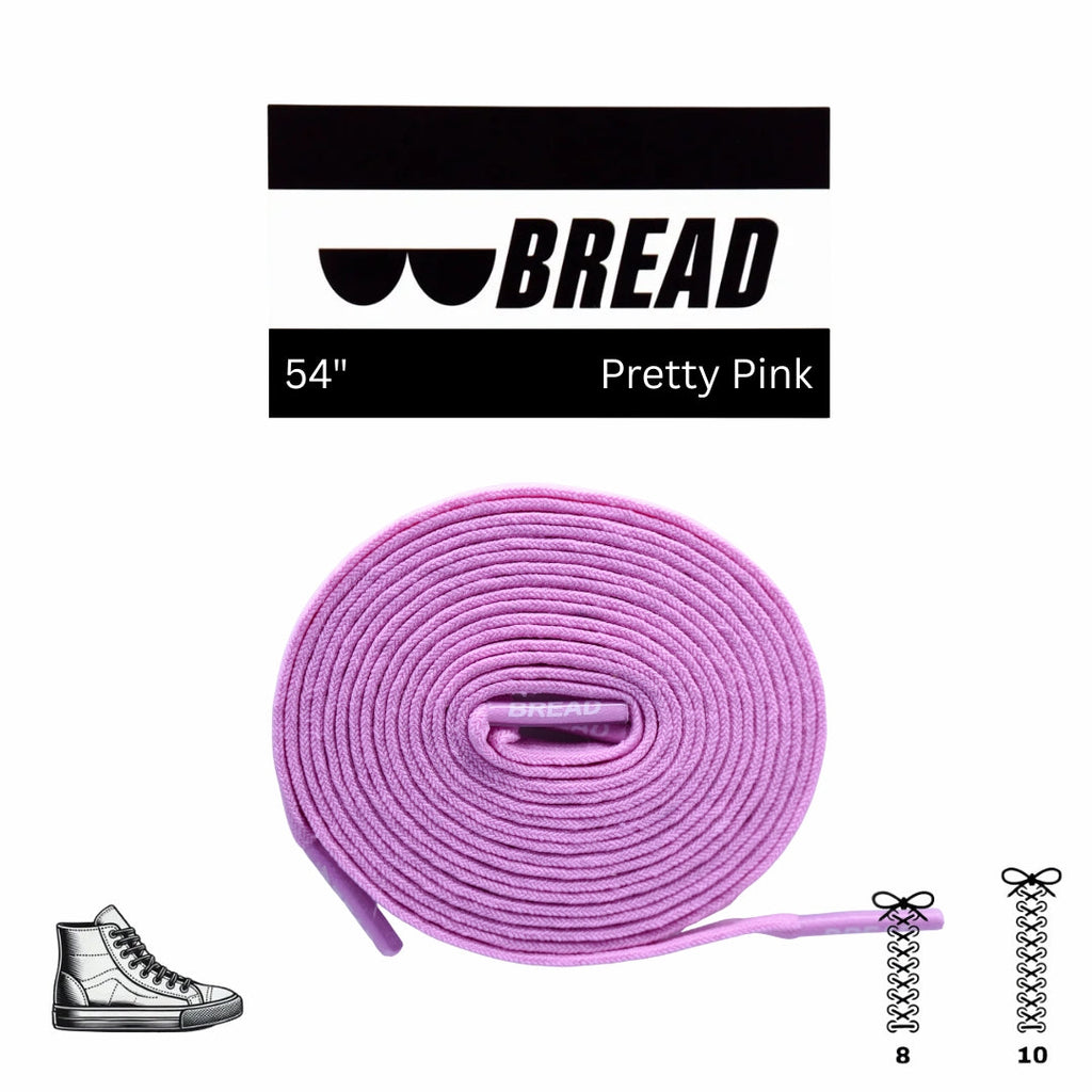 Pink elastic shoelaces by Plush Fashion Hub, close-up of stretchy laces on a shoe, showing flexible, vibrant pink material.