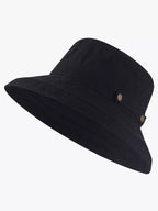 Trendsi Classic Cotton Wide Brim Sun Hat with breathable fabric, perfect for summer beach outings and sun protection.