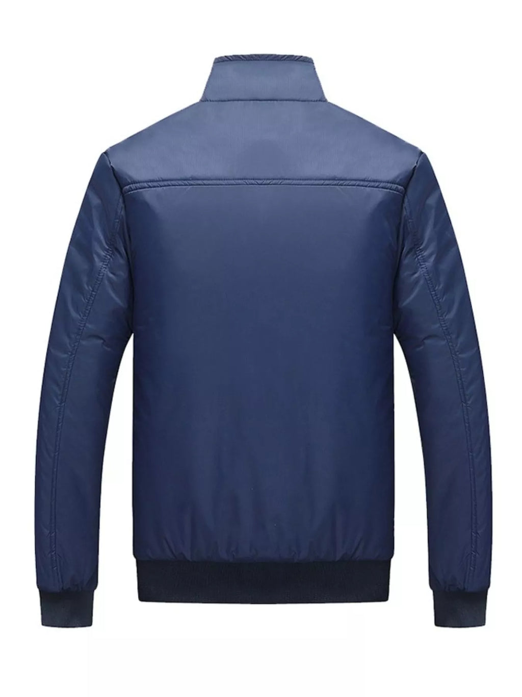 Men's plus size casual lightweight jacket with stand collar, stylish and comfortable, by Shopimist.