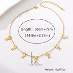 18K Gold-Plated Fish Charm Necklace