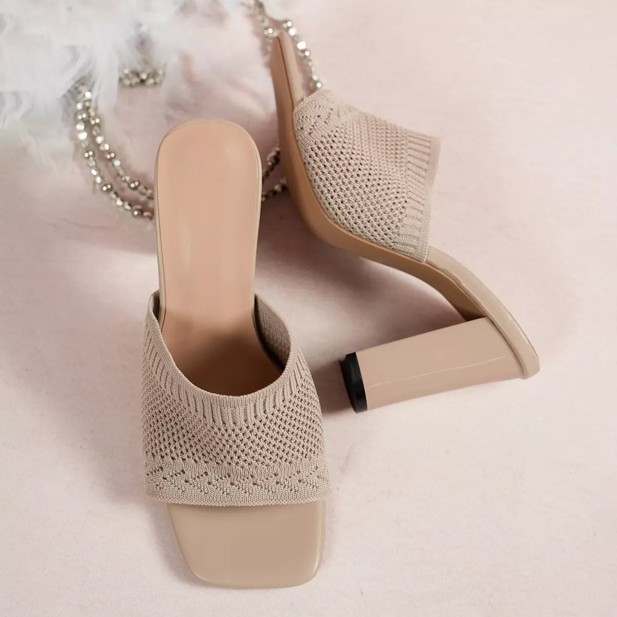 Open toe block heel sandals by Shopimist featuring stylish design and comfortable chunky heels, perfect for casual or dressy outfits.