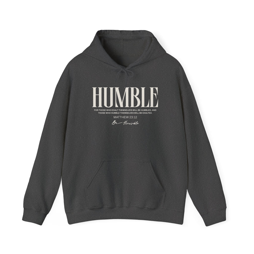 Humble unisex hoodie by Wear Your Worship featuring a comfortable fit and casual style in soft fabric.