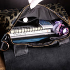 Chic Genuine Leather Large Capacity Handbag Women's Bag Fashion Leopard Print Tote Bag Soft Leather Lady Bag