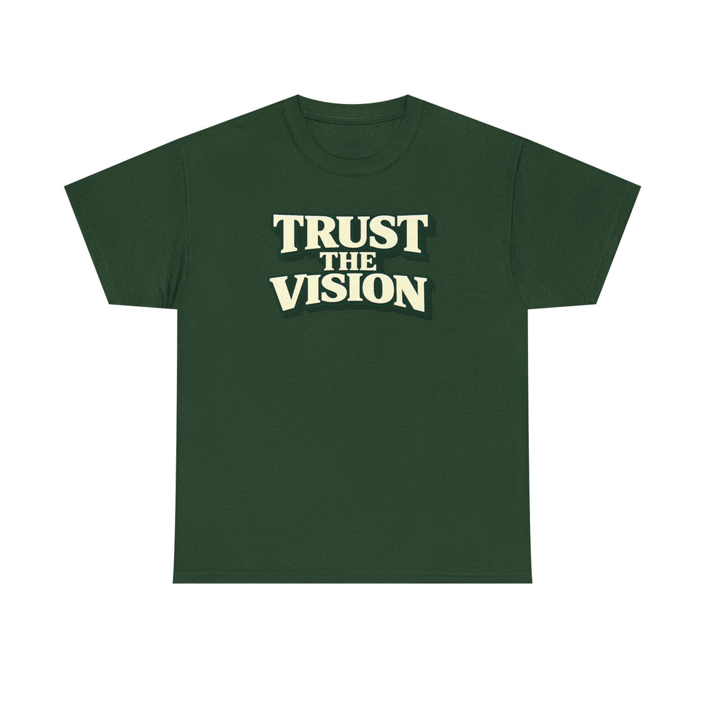 Wear Your Worship Trust The Vision T-Shirt, premium cotton graphic tee featuring a purpose-driven design and comfortable fit.