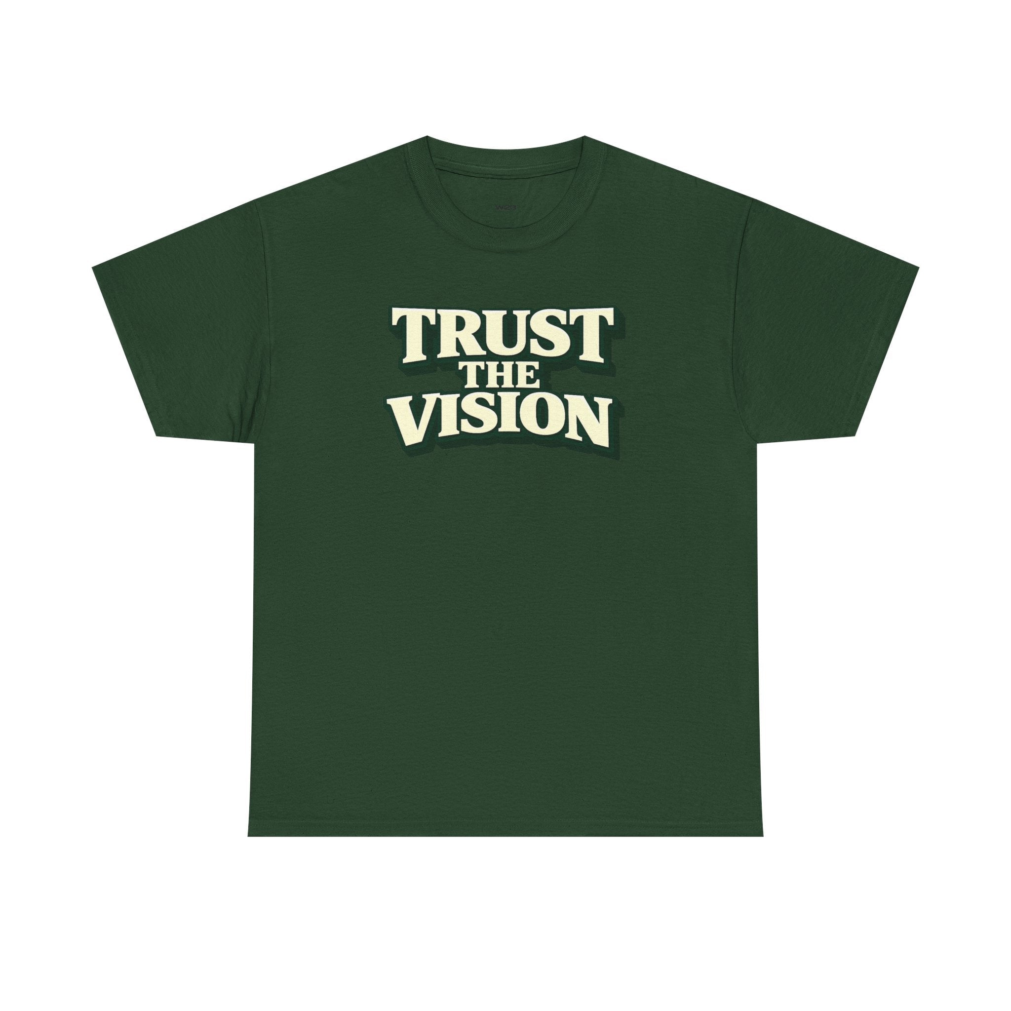 Wear Your Worship Trust The Vision T-Shirt, premium cotton graphic tee featuring a purpose-driven design and comfortable fit.