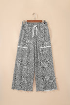 Maisie Leg Terry Knit Pants by Threaded Pear, cozy crew-length pants in soft terry knit fabric, casual and comfortable for everyday wear.