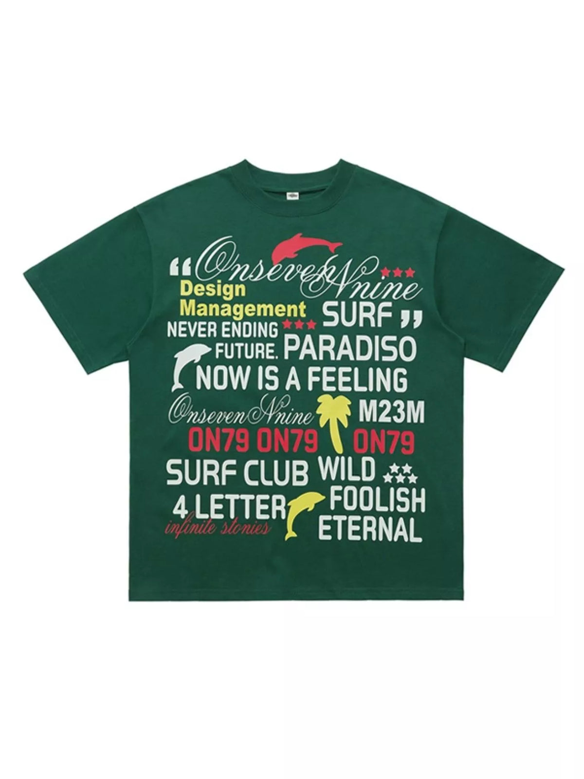 Men's short sleeve T-shirt with letter print and round neck, casual men's T-shirt by Trendsi shown in the image.