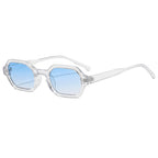 Polygonal small-frame hexagonal sunglasses by Plush Fashion Hub with UV protection, unisex eye wear for stylish sun protection.