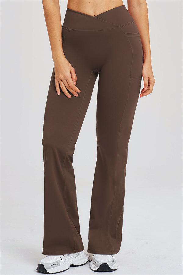 Fitglutes activewear Sizzle T-shirt and flared leggings 2-piece set, stylish gymwear for workout and sports activities.