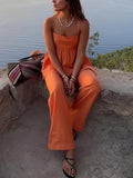 Square neck cami and wide-leg pants set by Shopimist, featuring a stylish square neckline and flowy pant design.