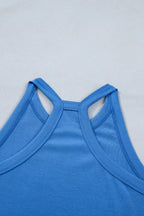 Sleeveless cropped top and pocketed skort set by Shopimist, shown on a model, perfect for casual summer outfits.