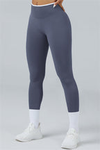 Fitglutes Activewear long sleeve crop top and leggings 2-piece set, designed for workout and gym sessions, in black with athletic fit.