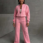 Relaxed Tie-Waist Lounge Pants