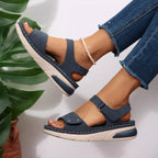 Shopimist open toe platform sandals featuring chunky heels and stylish straps, perfect for summer fashion.