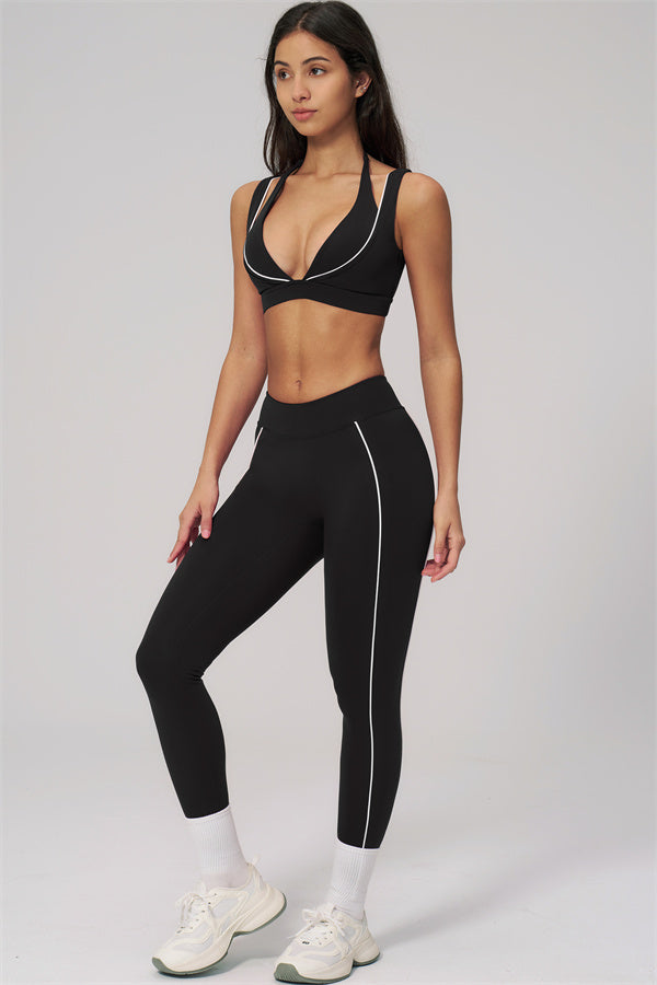 Fitglutes Activewear Clarity Contour Line sports bra and leggings 2-piece set with contour detailing and comfortable fit for workouts.