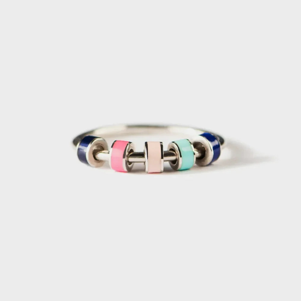 Sterling silver oil drip ring from Plush Fashion Hub featuring a sleek, modern design in 925 sterling silver.