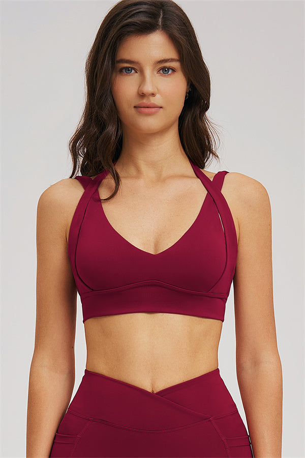 Fitglutes Activewear sports bra, zip jacket, and shorts 3-piece set for workout and gym activities.