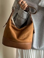 Adjustable strap tote bag by Shopimist featuring a spacious design and sturdy handles, perfect for everyday use.