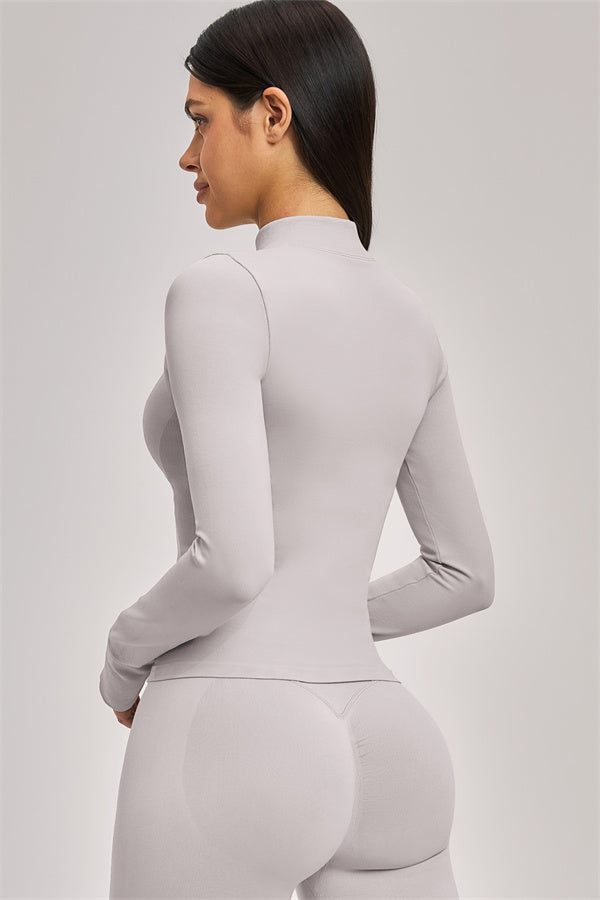 Fitglutes Activewear 3-piece sports bra, jacket, and shorts set for workout, featuring breathable fabric and comfortable fit.