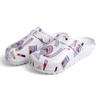 Cartoon nurse-themed women sandals with colorful, playful design and comfortable straps, ideal for casual wear.