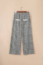 Maisie Leg Terry Knit Pants by Threaded Pear, soft casual pants with a relaxed fit and comfortable knit fabric.